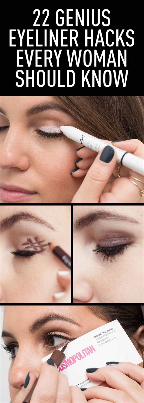 eyeliner cheats|12 Genius Eyeliner Tricks and Hacks .